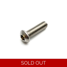 Dome Allen Cap Head Screw, 6 x 25mm, Stainless Steel